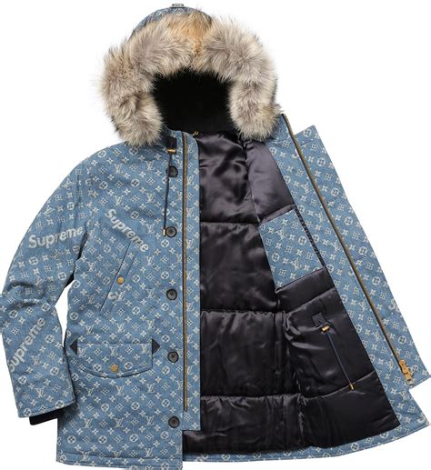 lv jacket supreme|louis vuitton supreme winter jacket.